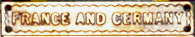 France & Germany Clasp