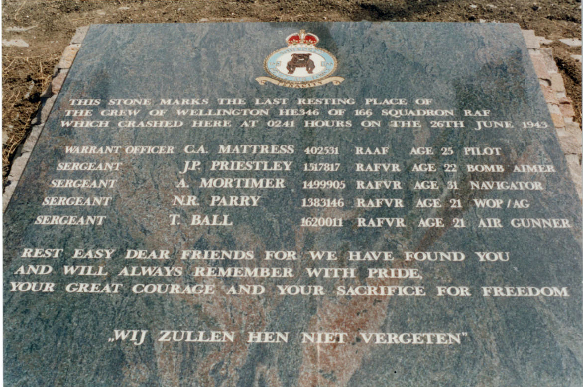 Mattress Crew memorial